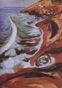 Edvard Munch Rock painting